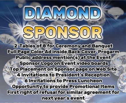 1 -Diamond Sponsorship (Ticketless Event) Diamond-2024